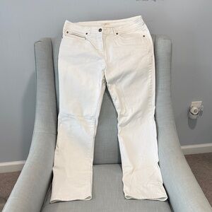 Eileen Fisher Women's Straight Leg Jeans - White